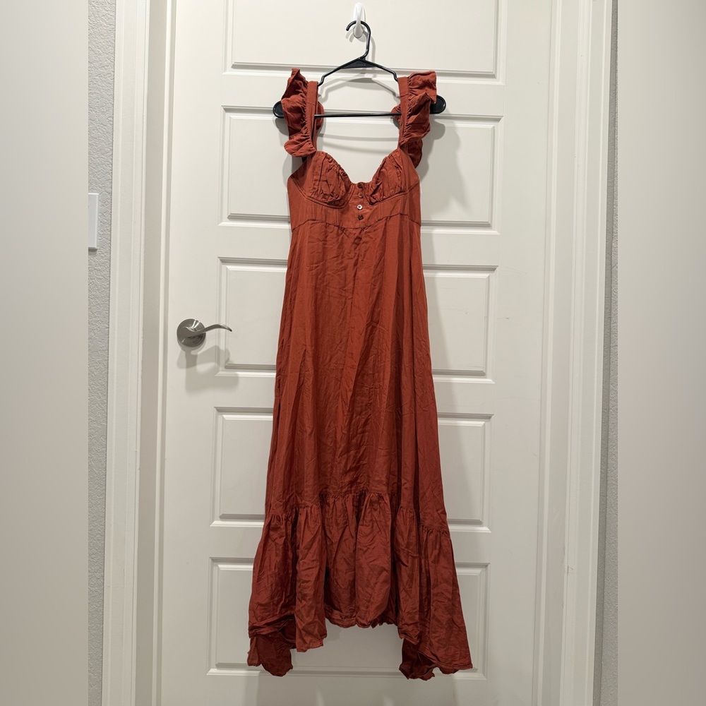 Farm Rio | Ruffle Strap Maxi Dress - Picture 9 of 16